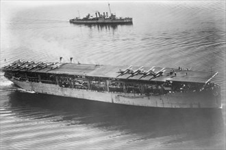 Langley Aircraft Carrier at Sea
