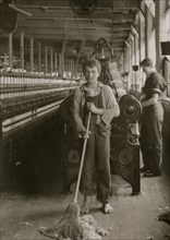 15 year old sweeper - Spinning and Spooling room  1916