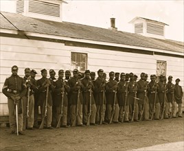 District of Columbia. Company E, 4th U.S. Colored Infantry, at Fort Lincoln 1865