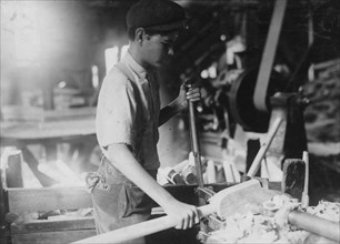 Operating a Boring Machine 1914