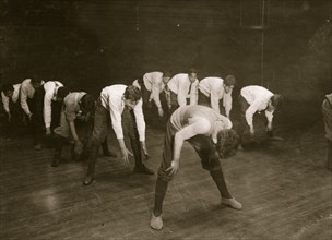 A game in the gymnasium. Henry St. Settlement, New York City.  1910