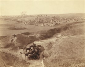 Native American Encampment - Lakota Indians 1890