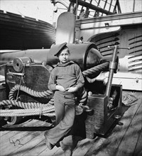 Powder Monkey or Boys used to bring ammunition to the deck for use in cannon and rifle 1863