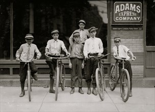 A typical group of Postal Messengers in Norfolk, Va.  1911