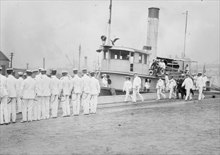Admiral Togo Visits the Brooklyn Navy Yard 1911
