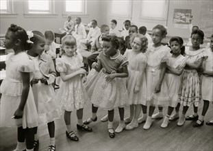 School integration. Barnard School, Washington, D.C. 1955