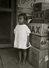 African American Child in night gown 1938