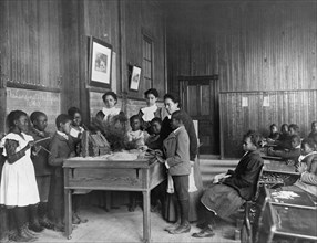 Thanksgiving Day lesson at Whittier 1899