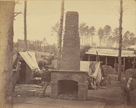 Breaking camp, Brandy Station, Virginia 1865