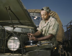 African American mechanic, motor maintenance section 1942