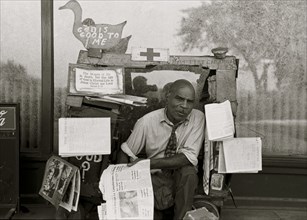 African American Newsstand, Memphis, Tennessee 1938
