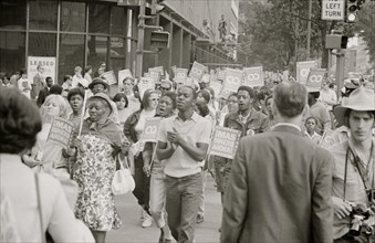 Poor People's March at Lafayette Park and on Connecticut Avenue 1968