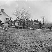 Black group at Aiken's farm 1863