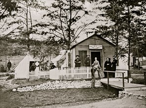 Alexandria, Virginia. Sanitary Commission lodge. Convalescent 1863