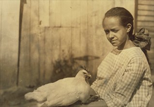 Alice Cooper and her poultry.  1921