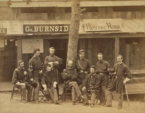 Officers of lst Rhode Island Volunteers - Camp Sprague, 1861 1861
