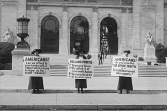 American Women Protest Opium Trade 1920