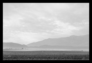 Dust Storm over the Manzanar Relocation Camp 1943