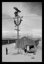 Line Crew at Work in Manzanar 1943
