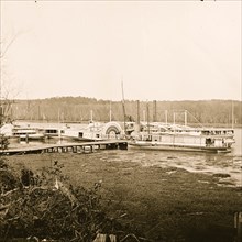 Appomattox River, Virginia. Medical supply boat CONNECTICUT 1864
