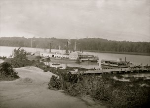 Appomattox River, Virginia. Medical supply boat PLANTER 1863