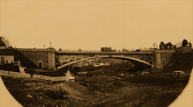 Aqueduct Bridge, Georgetown, D.C., general view 1863