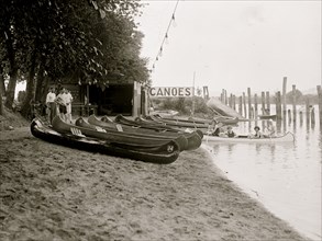 Arlington Beach Canoes 1925