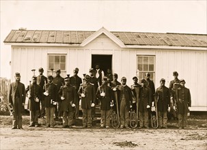 Arlington, Va. Band of 107th U.S. Colored Infantry at Fort Corcoran] 1865