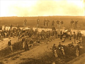 Arlington, Va. Company F, 2d New York Artillery at Fort C.F. Smith 1863