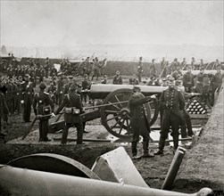 Arlington, Va. Guns and gun-crews of Fort Richardson 1863