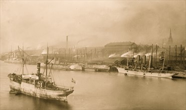 Armstrong gun works, docks, Newcastle  1915