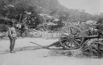 Artillery Piece Commands the City of Seoul