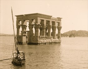 Aswan or Assuan and Philae. Kiosk at Philae, looking East 1910