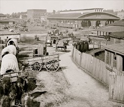 Atlanta, Ga. Railroad depot 1864