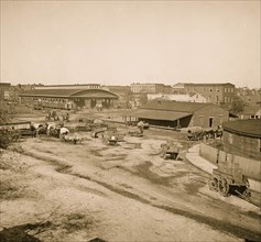 Atlanta, Ga. Railroad depot and yard 1864
