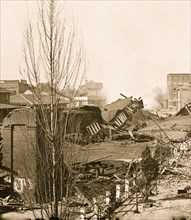Atlanta, Ga. Ruins of depot, blown up on Sherman's departure 1865