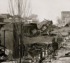 Atlanta, Ga. Ruins of depot, blown up on Sherman's departure 1864