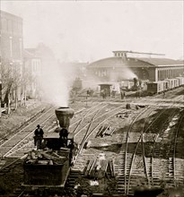 Atlanta, Georgia. Railroad yards 1864