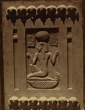 Bas-relief of Ramses II found at ?aqqarah, Egypt. 1880
