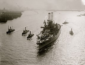 WYOMING from Brooklyn Bridge 1912
