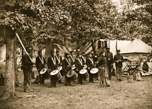 Bealeton, Va. Drum corps, 93d New York Infantry 1863