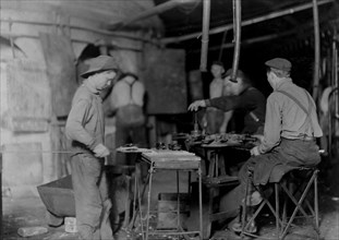 Bill, a carrying-in boy, Canton Glass Works, Marion, Ind.  1908