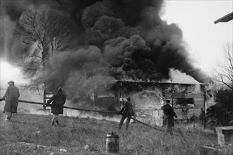 Blaze at Camp Leech 1921