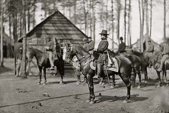 Brandy Station, Va. Gen. Rufus Ingalls on horseback 1864