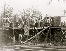 Bricklaying at Claflin University, Orangeburg, S.C 1899