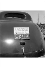 Bulldozer contractor's car 1939