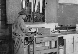 Cabinet work. Pauls Valley Training School 1917