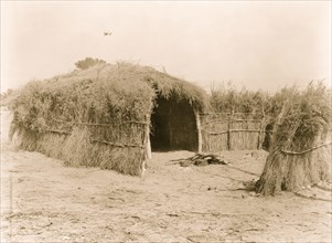 Cahuilla house in the desert, California 1924