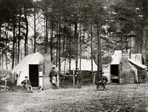 Quarters of Capt. Harry Clinton, Qt. Master. of Provost Marshal Dept., Brandy Station, Virginia 1864