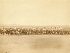 Capt. Taylor and 70 Indian scouts 1890